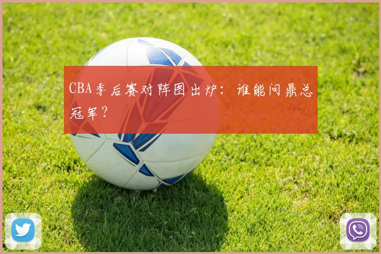 CBA季后赛对阵图出炉：谁能问鼎总冠军？