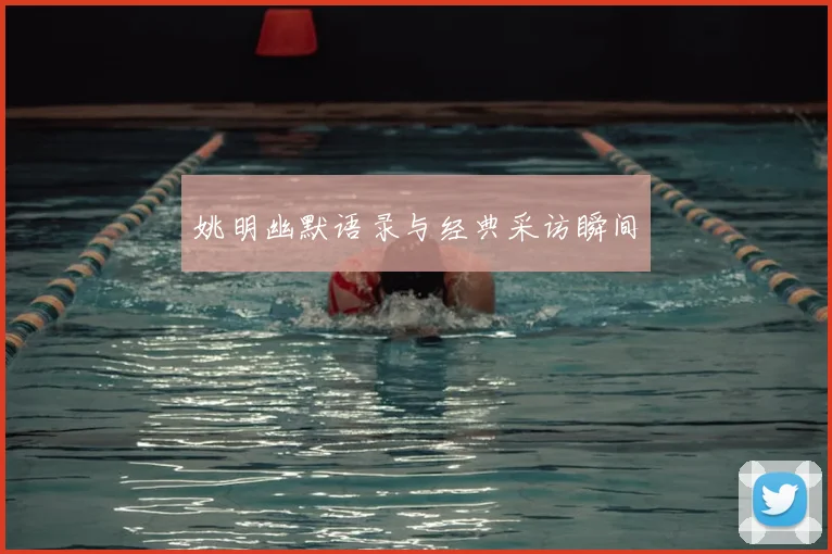 姚明幽默语录与经典采访瞬间